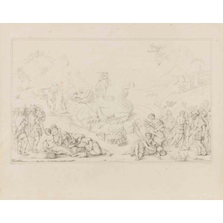 Bernardino Nocchi, Mythological Scene, 19th Century, Etching For Sale