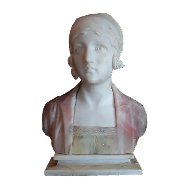 Antique Bust by Dedina For Sale