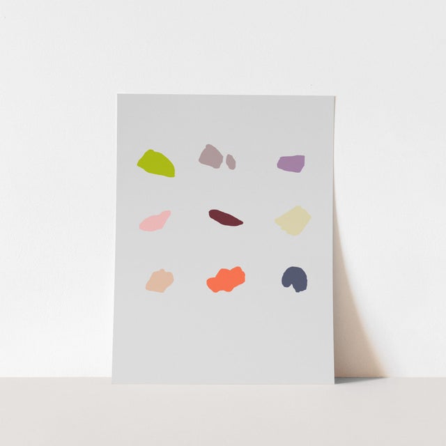 2020s Contemporary Abstract Forms Giclee Print For Sale - Image 5 of 5