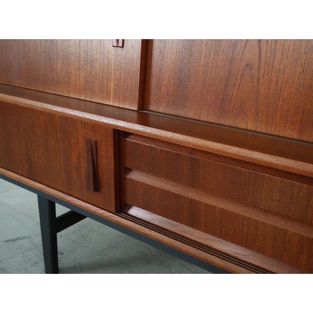 Danish Teak Highboard, Denmark, 1970s For Sale - Image 15 of 16