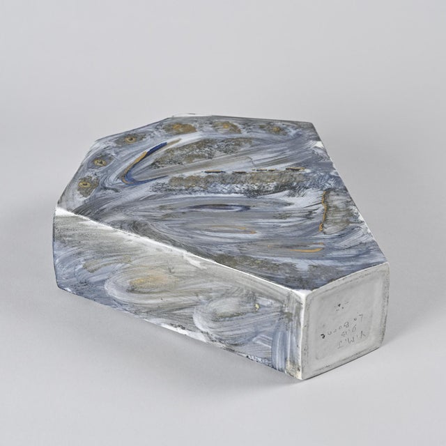 Painted Porcelain Vase, La Borne, France, 1990s For Sale - Image 11 of 14