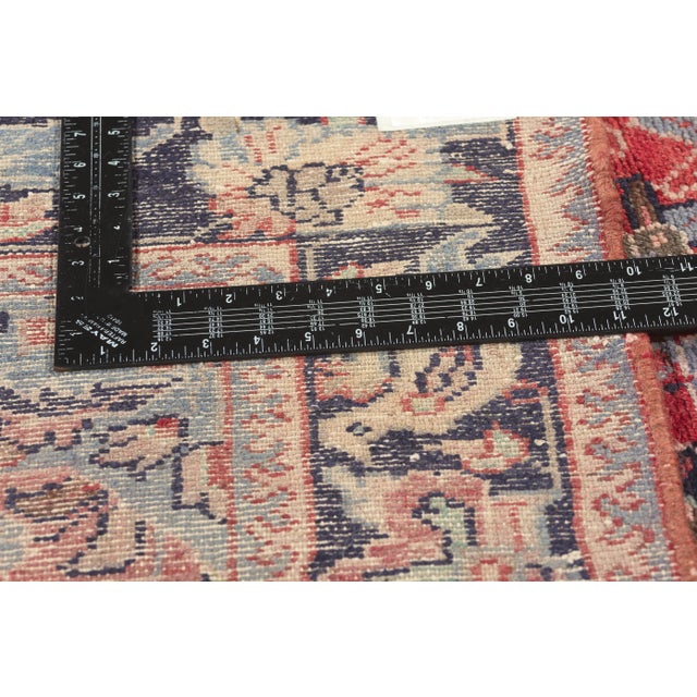 Vintage Persian Mahal Rug - 06’10 X 09’03 For Sale In Dallas - Image 6 of 9