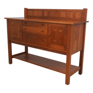 Stickley Cherry Mission Style Sideboard For Sale