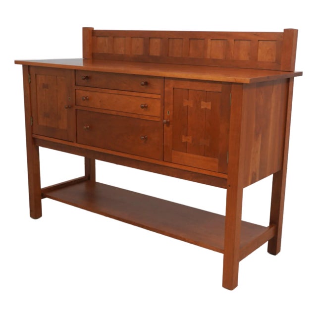 Stickley Cherry Mission Style Sideboard For Sale