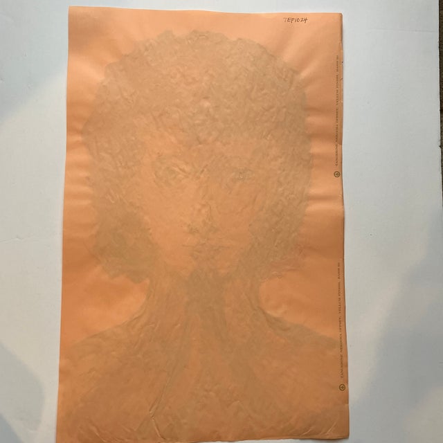 Contemporary Original E.J.Hartmann Abstract Portrait Painting Signed For Sale - Image 4 of 4