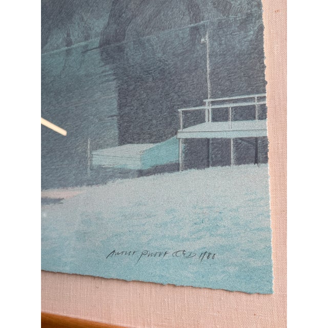 Russell Chatham "Spring Morning" 1988 Artist Proof Signed Lithograph ~ Framed & Matted Art For Sale - Image 4 of 18