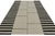 2010s Rug & Kilim’s Contemporary Kilim, White With Black Textural Stripes For Sale - Image 5 of 7
