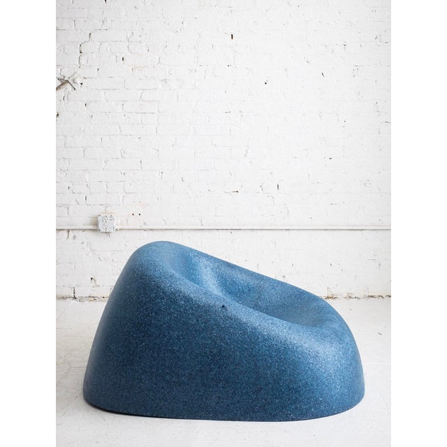 2000 - 2009 Ross Lovegrove "Air One" Lounge Chair for Edra, Blue For Sale - Image 5 of 12