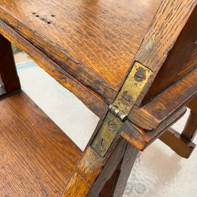 Early 20th Century Arts and Crafts Metamorphic Chair/Ladder For Sale - Image 9 of 12