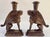 Metal French Bronze Victorian Art Deco Style Sphinx Candleholders - a Pair For Sale - Image 7 of 7