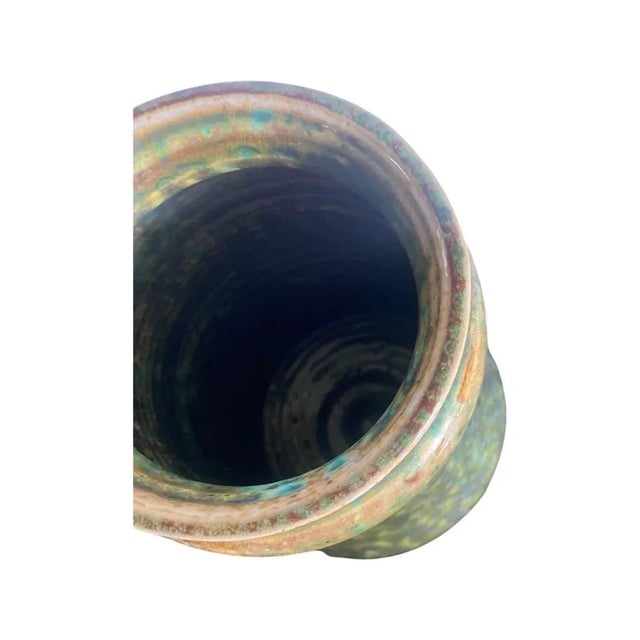 1990s Vintage Studio Pottery Vase, Circa 1990 Artist Signed For Sale - Image 5 of 10
