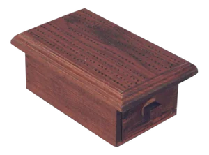 1940s Cribbage Board Stash Box