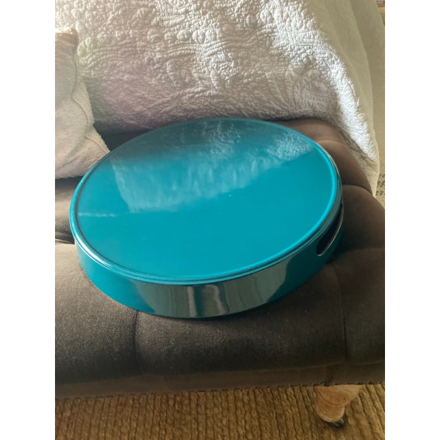 Leopards Under Palm Tree Lacquered Bar Tray Casablanca Dior Inspired For Sale - Image 12 of 12