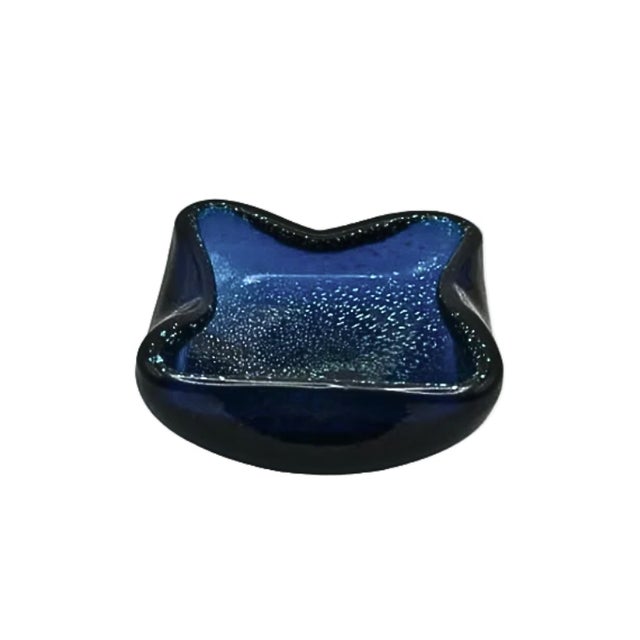 1950s MCM Murano Bullicante Blown Glass Dish For Sale In West Palm - Image 6 of 7