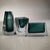 2020s Carrara Polished Green Glass Vase, 6" For Sale - Image 5 of 6