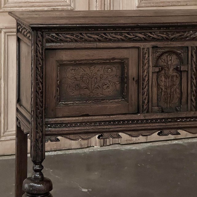 Mid 19th Century 19th Century Rustic Dutch Neoclassical Raised Cabinet For Sale - Image 5 of 16