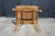 Organic Modern Mango Wood 2 Drawer Side End Accent Table Nightstand MCM For Sale - Image 18 of 18