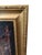 Large Santa & Reindeer Christmas Canvas Print in Gilded Wood Frame, 36” For Sale - Image 4 of 11