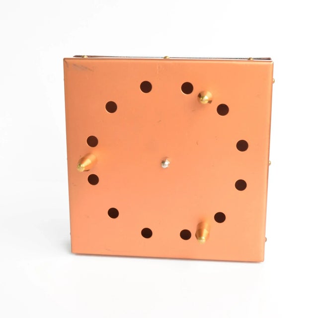 Metal 1960s Brass Enamel Heater, Germany For Sale - Image 7 of 10