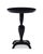 This ebonized pedestal accent table captures the essence of refined classicism with a modern sensibility. The sleek, round...