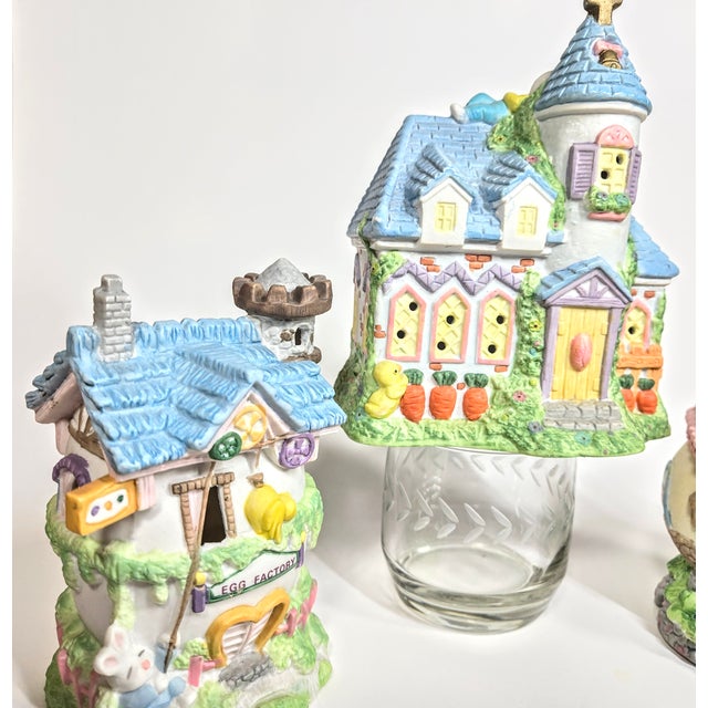 Easter Bunny Houses - Set of Three For Sale - Image 9 of 11