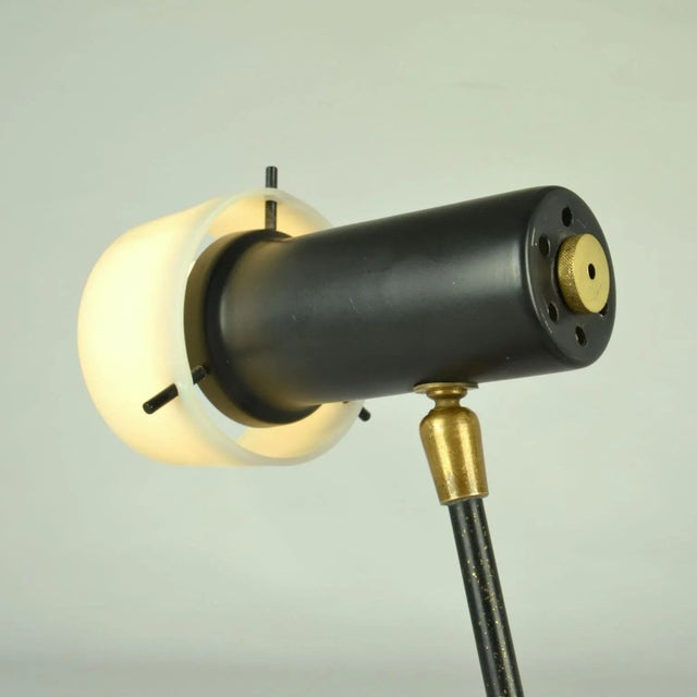 Table Lamp on Black Marble Base from Stilux, 1950s For Sale - Image 9 of 11