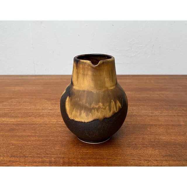Mid-Century German Studio Pottery Carafe Vase by Otto Wichmann, 1960s For Sale - Image 12 of 18