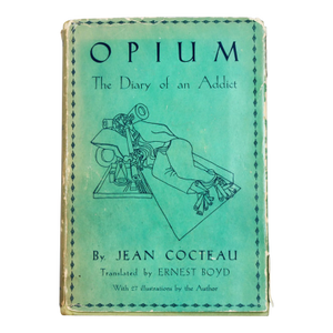 Jean Cocteau 1932 First Edition “Opium: The Diary of an Addict” in Original Dust Jacket