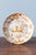 Ceramic Antique Shaped Ochre Plate with Figure from Moustiers Faience, 1700s For Sale - Image 7 of 7