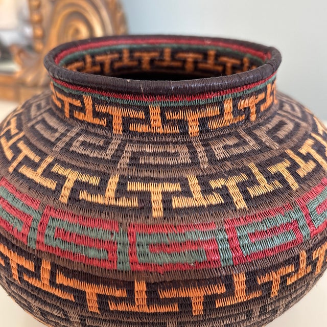 Beautiful 21st Century Wounaan Rainforest Basket For Sale - Image 4 of 8