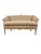 French Vintage Louis XV Revival Carved Giltwood Upholstered Settee For Sale - Image 3 of 18