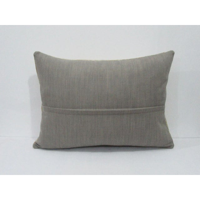 Mid-Century Modern Distressed Large Pillow Cover For Sale - Image 3 of 4