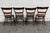 Antique American Country Farmhouse Plank Seat Dining Chairs - Set of 4 For Sale - Image 9 of 10