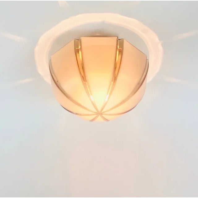 Dome Shaped Flush Mount/Ceiling Light From Peill & Putzler, Germany, 1970s For Sale - Image 6 of 12