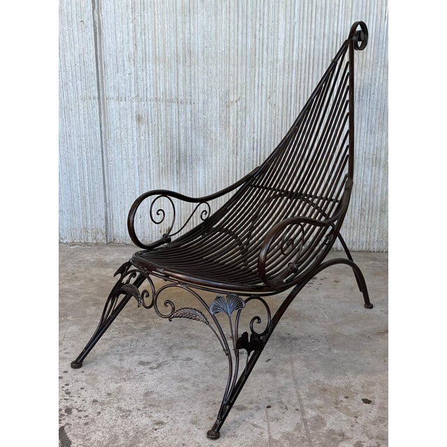 Pair of French Mid-Century Modern Siesta Chaise Lounge Chairs For Sale - Image 13 of 18