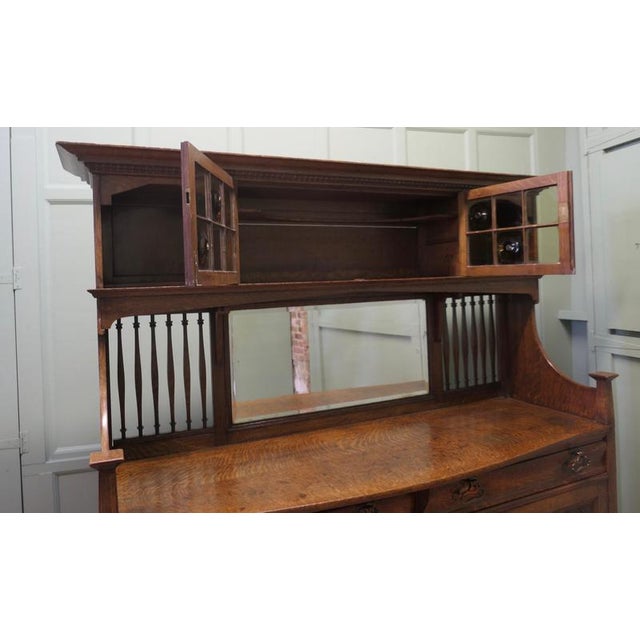Large Arts and Crafts Sideboard from Shapland and Petter, 1900 For Sale - Image 3 of 9