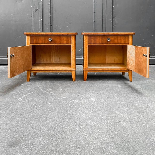 Vintage Bedside Tables, Set of 2 For Sale - Image 5 of 16
