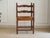 Vintage Corner Chair in Turned Wood with Carved Straw Seat For Sale - Image 4 of 7