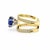 Early 21st Century Keith Davis 18k Sapphire Ring, Size 6.5 For Sale - Image 5 of 6