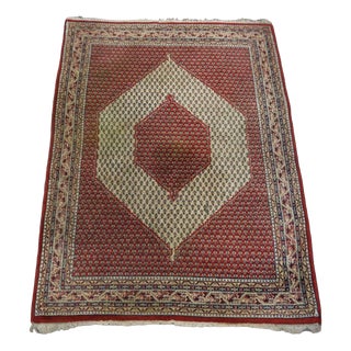 Vintage Hand Knotted Rug For Sale
