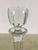 Vintage Round Crystal Glass Tall Decanter For Sale - Image 4 of 8