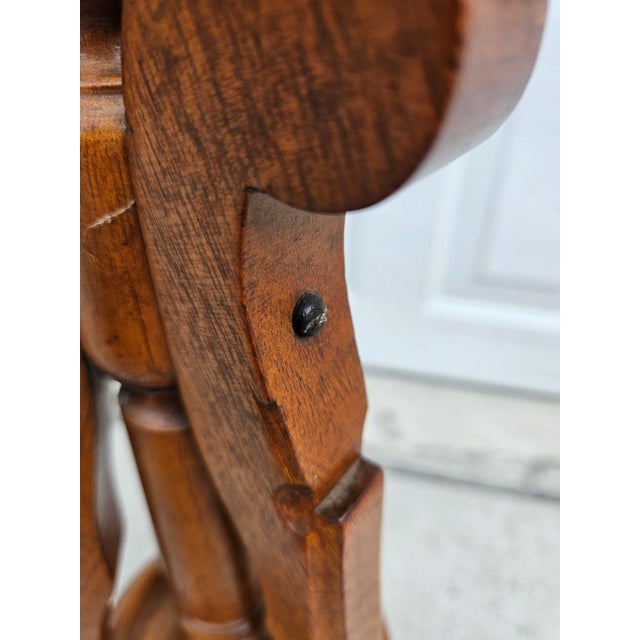 Antique Victorian Tripod Base Plant or Candle Stand For Sale - Image 12 of 12