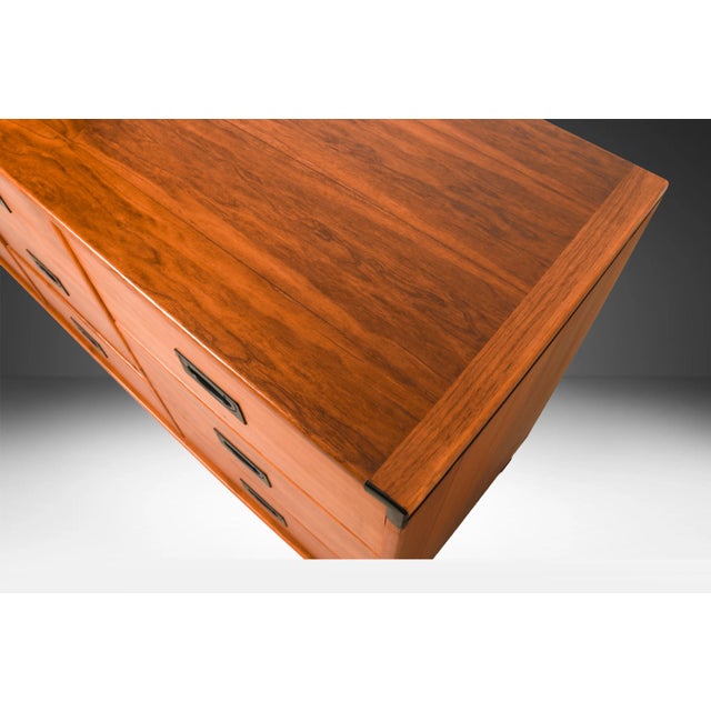 1960s Mid Century Drexel New Generation Nine Drawer Dresser For Sale - Image 10 of 14