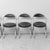 Chairs in Eco-Leather in the Style of Giotto Stoppino, 1970s, Set of 6 For Sale - Image 3 of 12