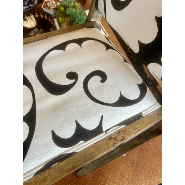 Anthropologie Marca Terai Folding Wooden Chair For Sale - Image 10 of 12