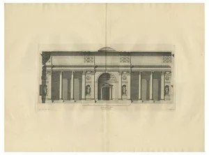 Gandon, Kedleston Hall, 1770, Print