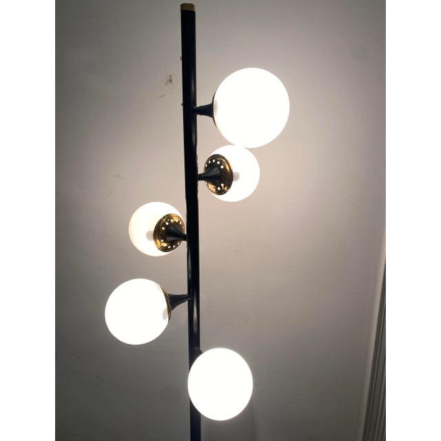 Metal Floor Lamp from Stilnovo, Italy, 1950s For Sale - Image 7 of 16