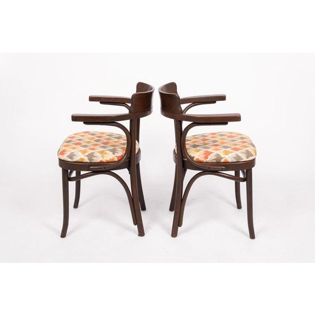 Mid Century Vintage Bentwood Cafe Dining Chairs in the Manner of J&j Kohn For Sale In Detroit - Image 6 of 10