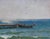 Realism 1960s Seascape Oil Painting, Ukrainian Artist Grosh, 1963 100-130 For Sale - Image 3 of 6