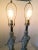 Pair of 1960s Antiqued White Rococo Style Cherub Lamps For Sale - Image 11 of 12